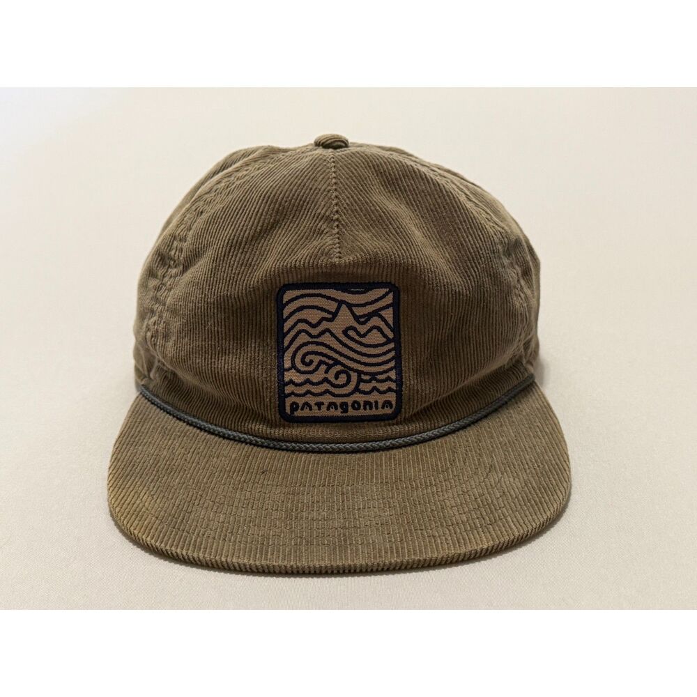 Patagonia 2016 "Seazy Breezy" Gray Corduroy Snap back Hat